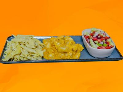 Cheddar Soslu Tavuk - Makarna | 320,00